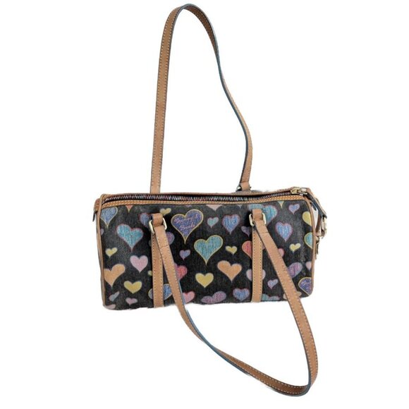 Dooney & Bourke Handbags - Dooney & Bourke Graffiti Heart Barrel Bag